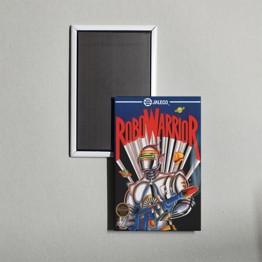 Nintendo NES Robo Warrior Mini Video Game Fridge Magnet