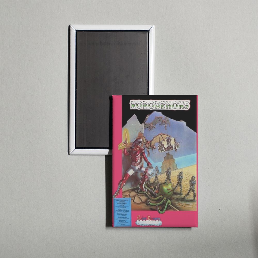 Nintendo NES Robodemons Mini Video Game Fridge Magnet