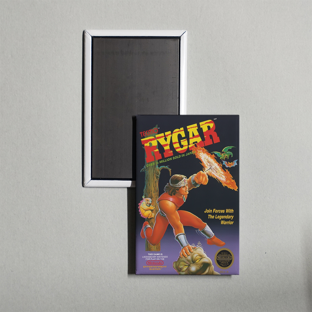 Nintendo NES Rygar Mini Video Game Fridge Magnet