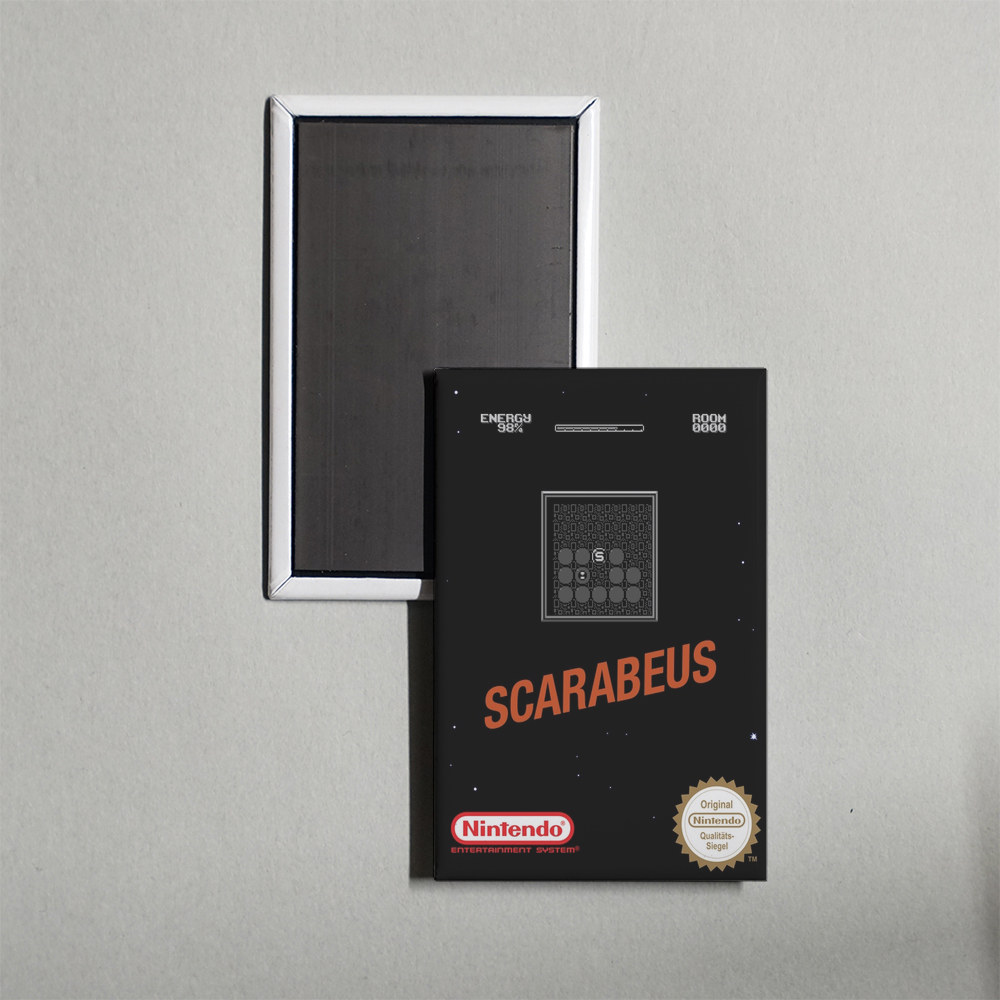 Nintendo NES Scarabeus Mini Video Game Fridge Magnet