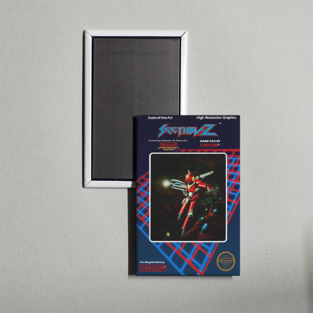 Nintendo NES Section-Z Mini Video Game Fridge Magnet