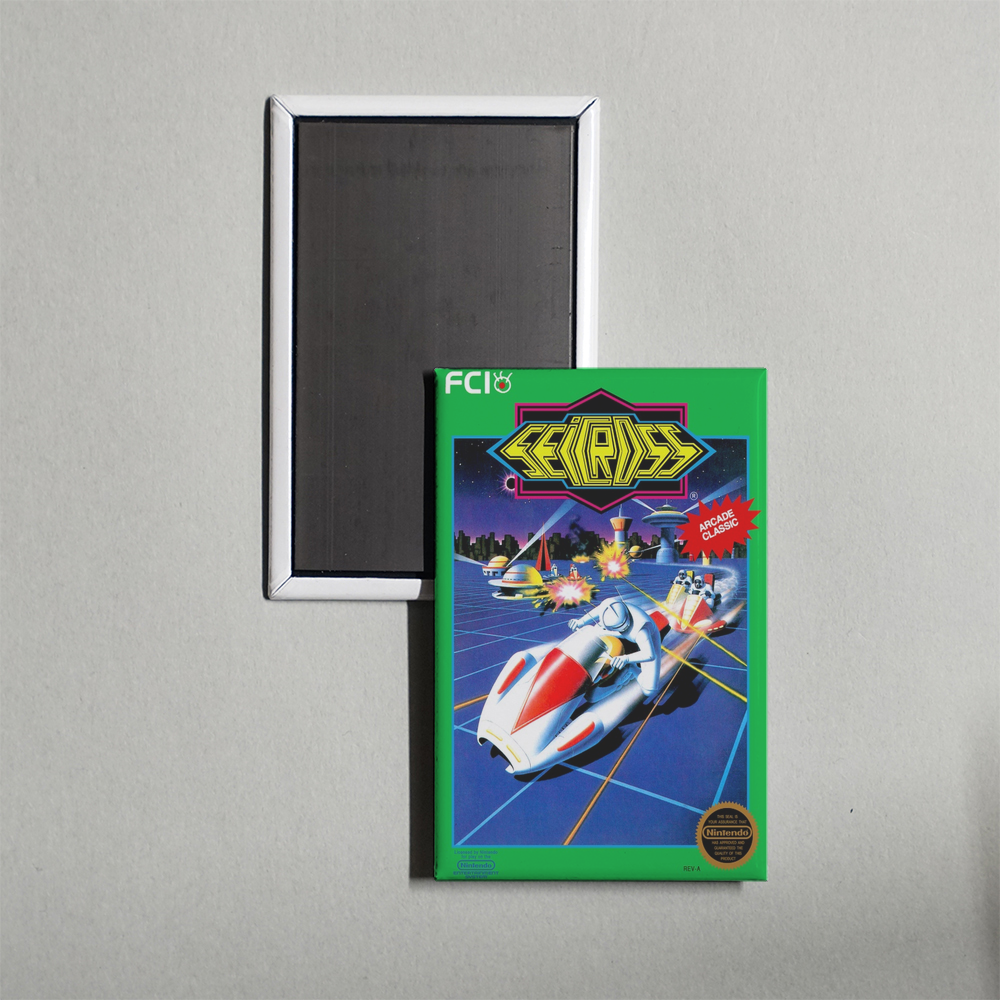 Nintendo NES Seicross Mini Video Game Fridge Magnet