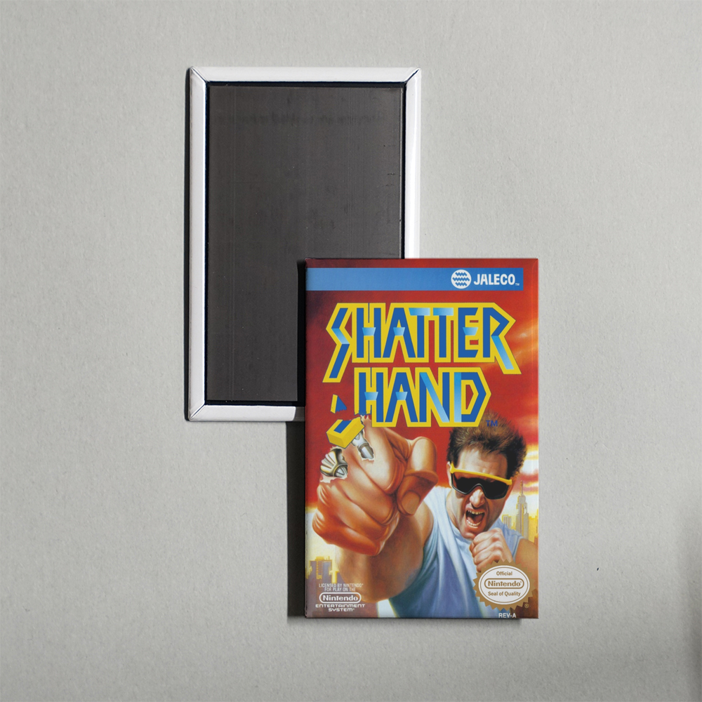 Nintendo NES Shatterhand Mini Video Game Fridge Magnet