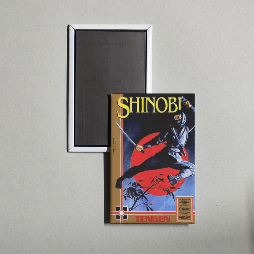 Nintendo NES Shinobi Mini Video Game Fridge Magnet
