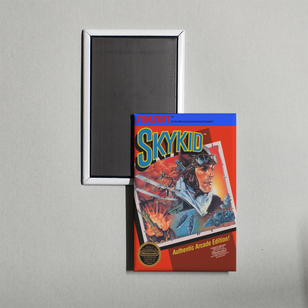 Nintendo NES Sky Kid Mini Video Game Fridge Magnet