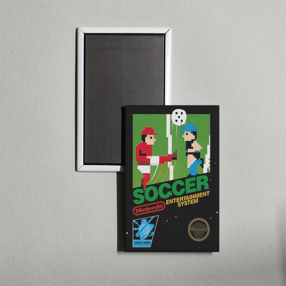 Nintendo NES Soccer Mini Video Game Fridge Magnet
