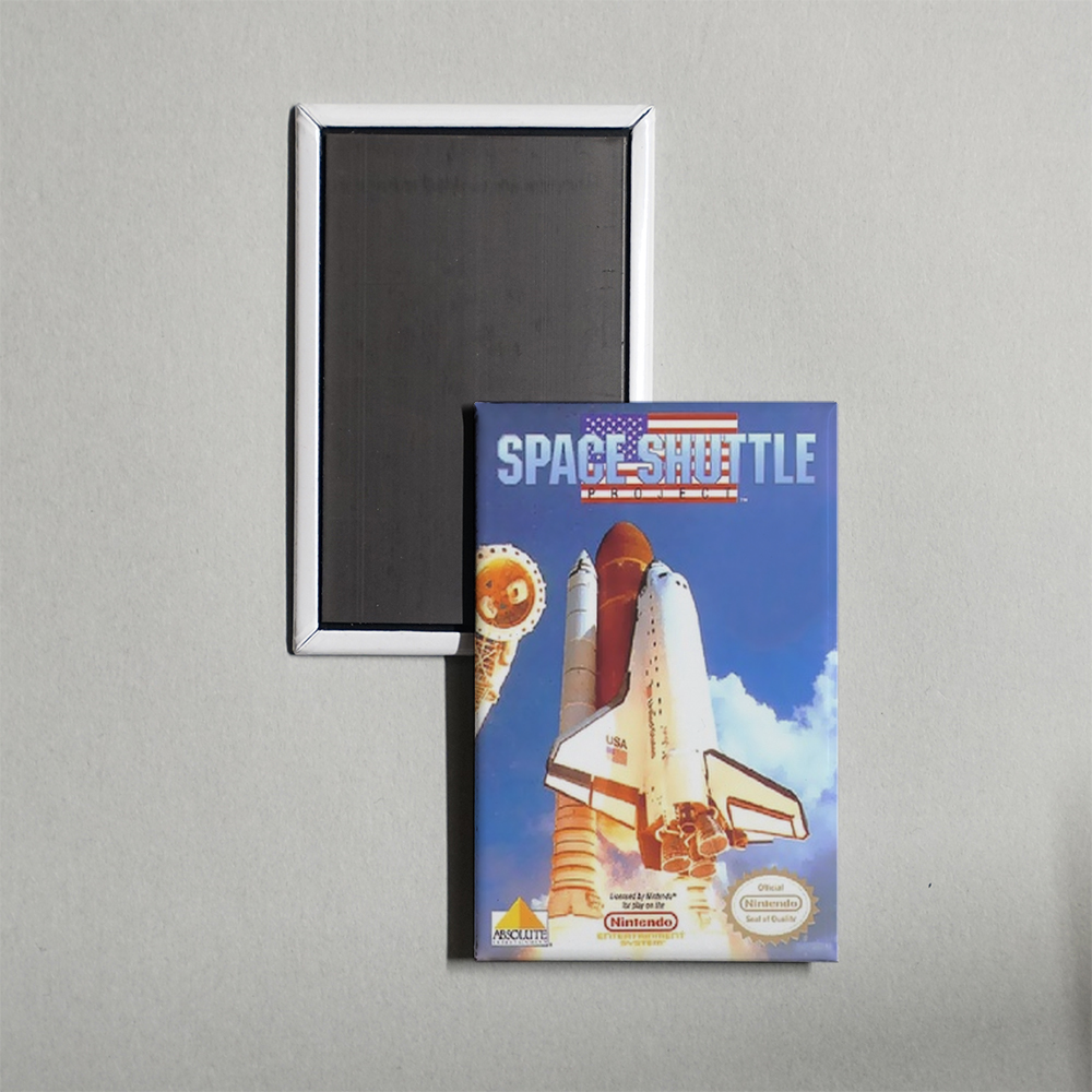 Nintendo NES Space Shuttle Project Mini Video Game Fridge Magnet