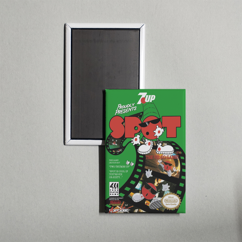 Nintendo NES Spot Mini Video Game Fridge Magnet