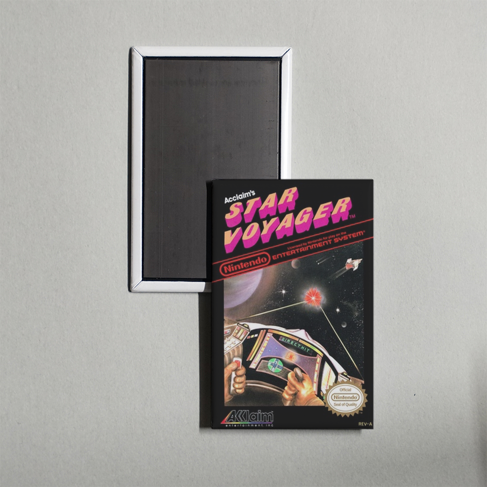 Nintendo NES Star Voyager Mini Video Game Fridge Magnet