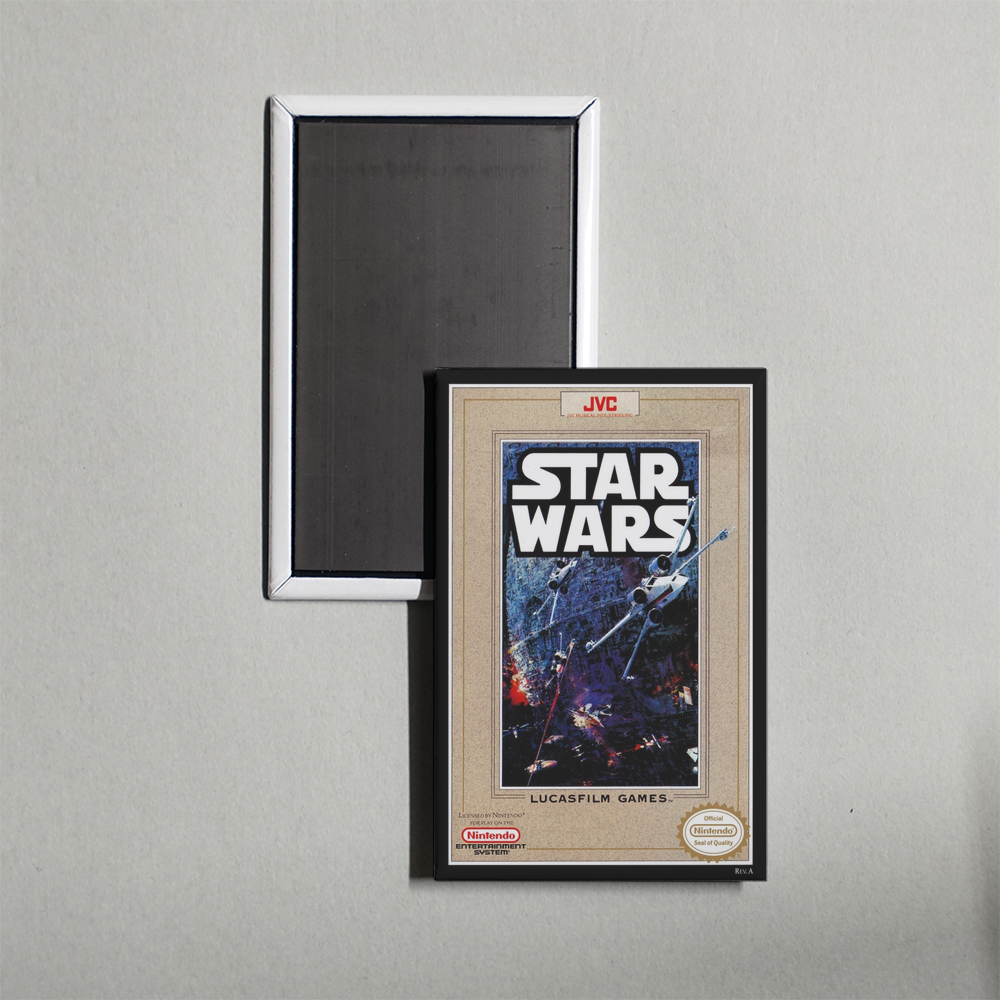 Nintendo NES Star Wars Mini Video Game Fridge Magnet