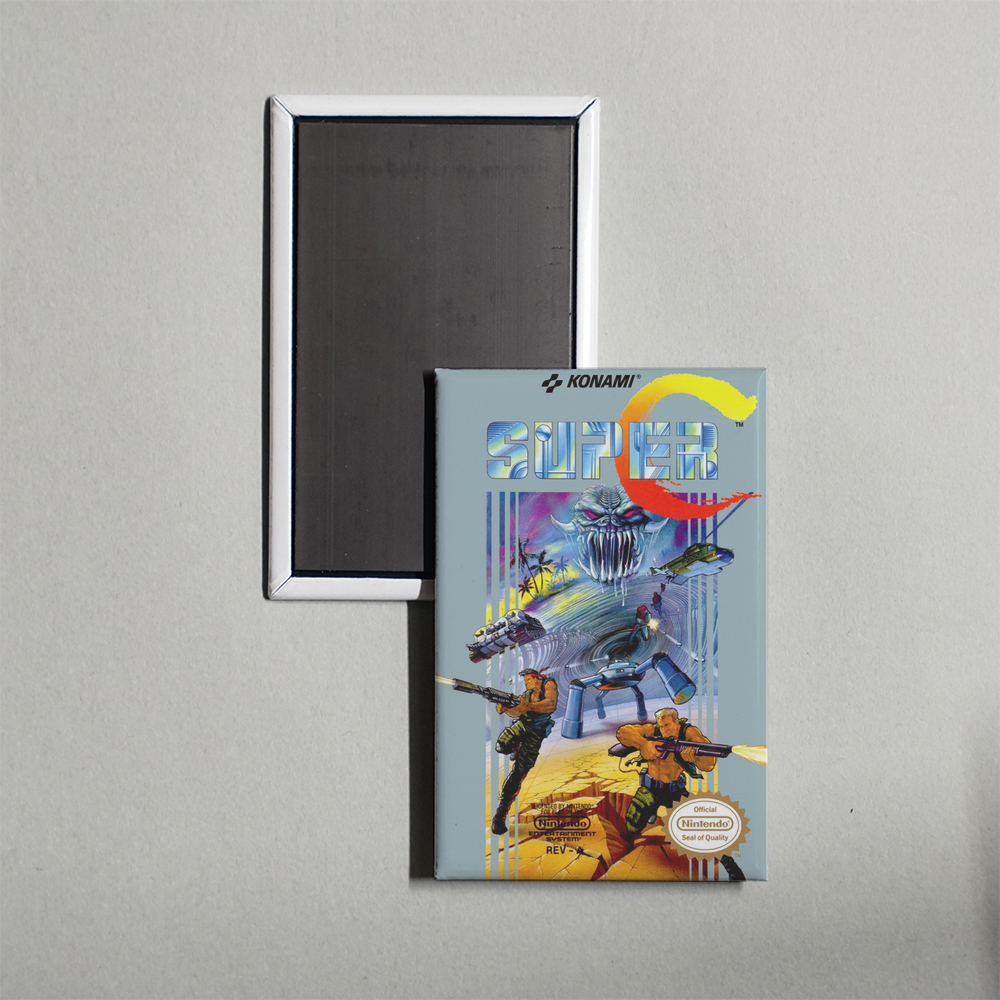 Nintendo NES Super C Mini Video Game Fridge Magnet