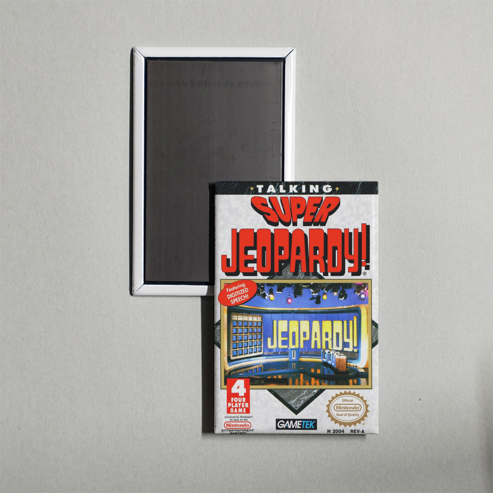 Nintendo NES Super Jeopardy! Mini Video Game Fridge Magnet