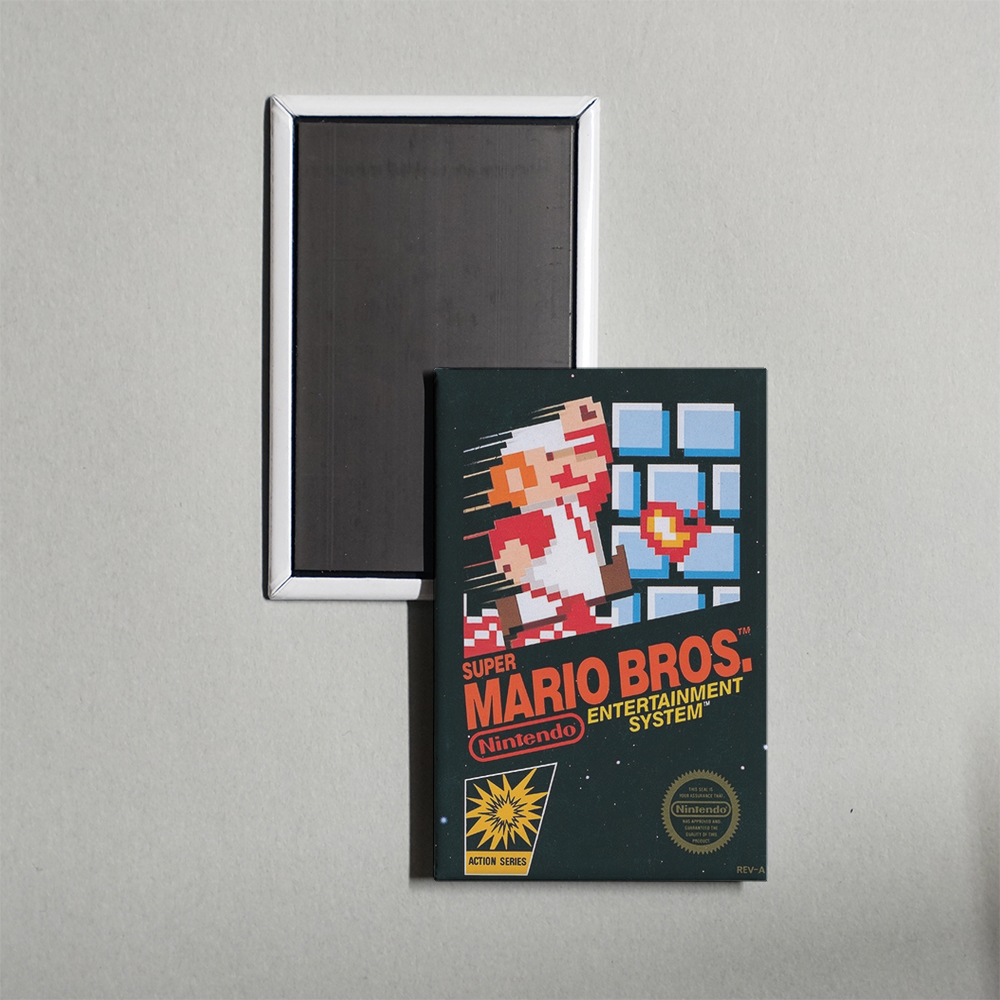Nintendo NES Super Mario Bros. Mini Video Game Fridge Magnet