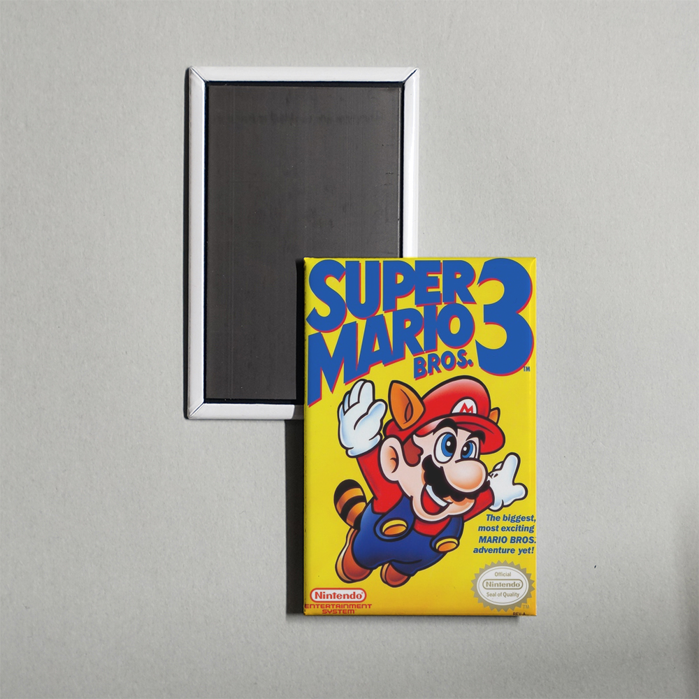 Nintendo NES Super Mario Bros. 3 Mini Video Game Fridge Magnet