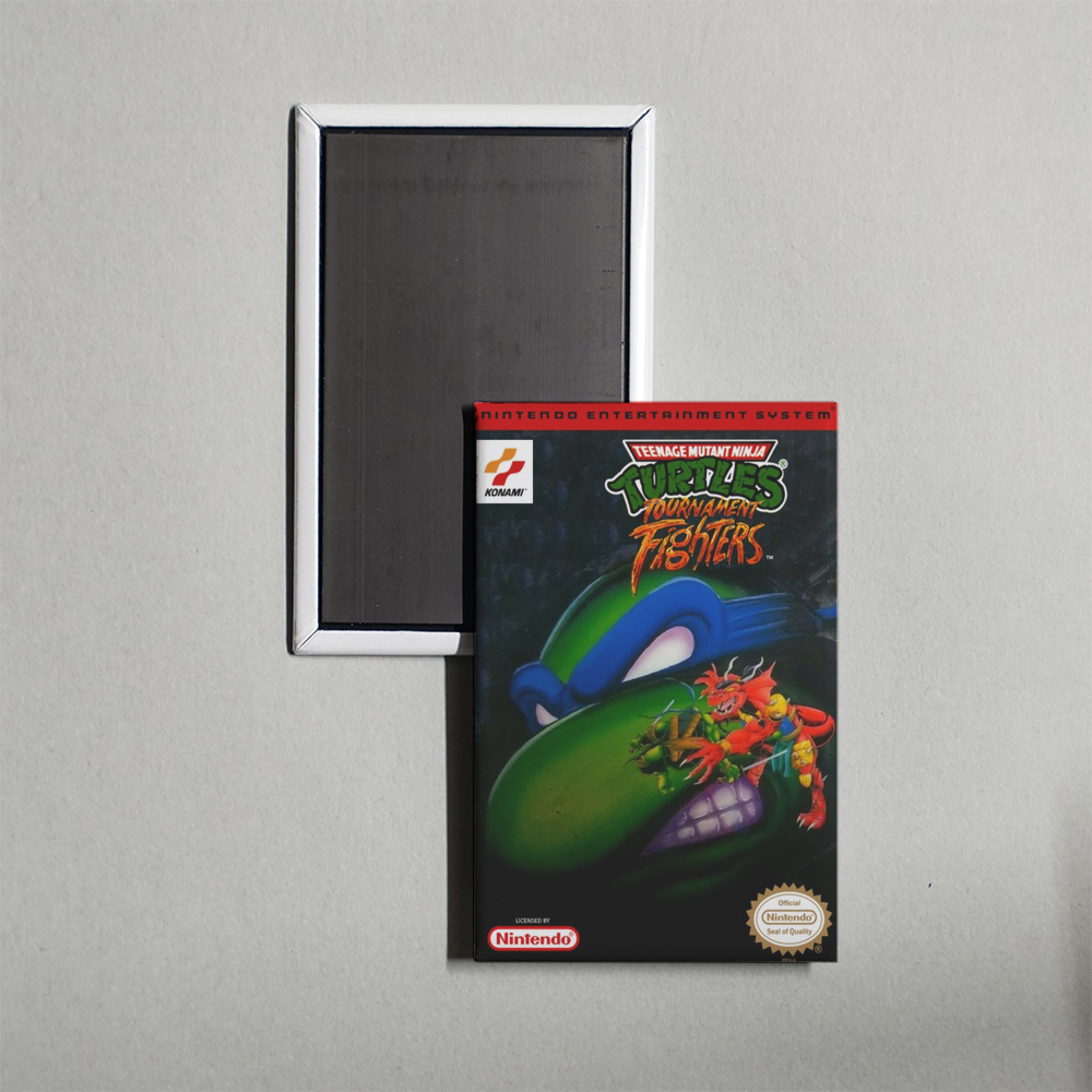 Nintendo NES Teenage Mutant Ninja Turtles - Tournament Fighters Mini Video Game Fridge Magnet