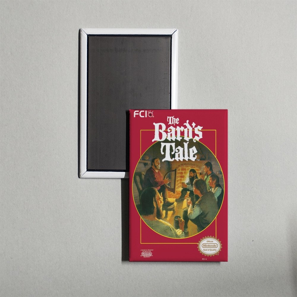 Nintendo NES The Bard's Tale Mini Video Game Fridge Magnet