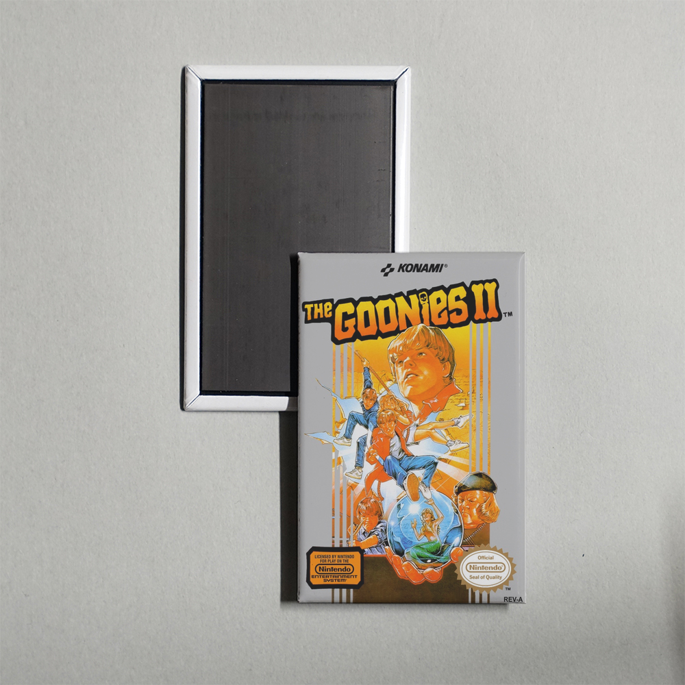 Nintendo NES The Goonies II Mini Video Game Fridge Magnet