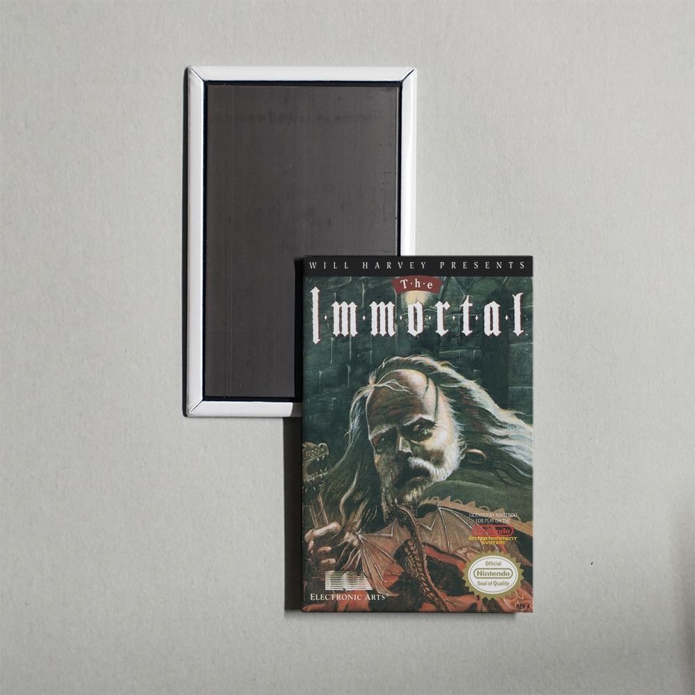 Nintendo NES The Immortal Mini Video Game Fridge Magnet