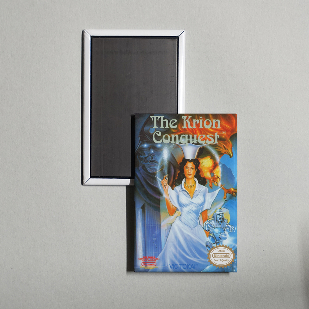 Nintendo NES The Krion Conquest Mini Video Game Fridge Magnet