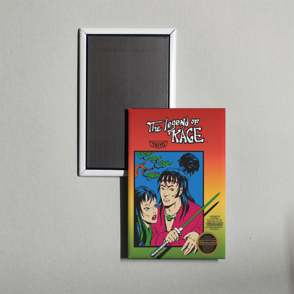 Nintendo NES The Legend of Kage Mini Video Game Fridge Magnet