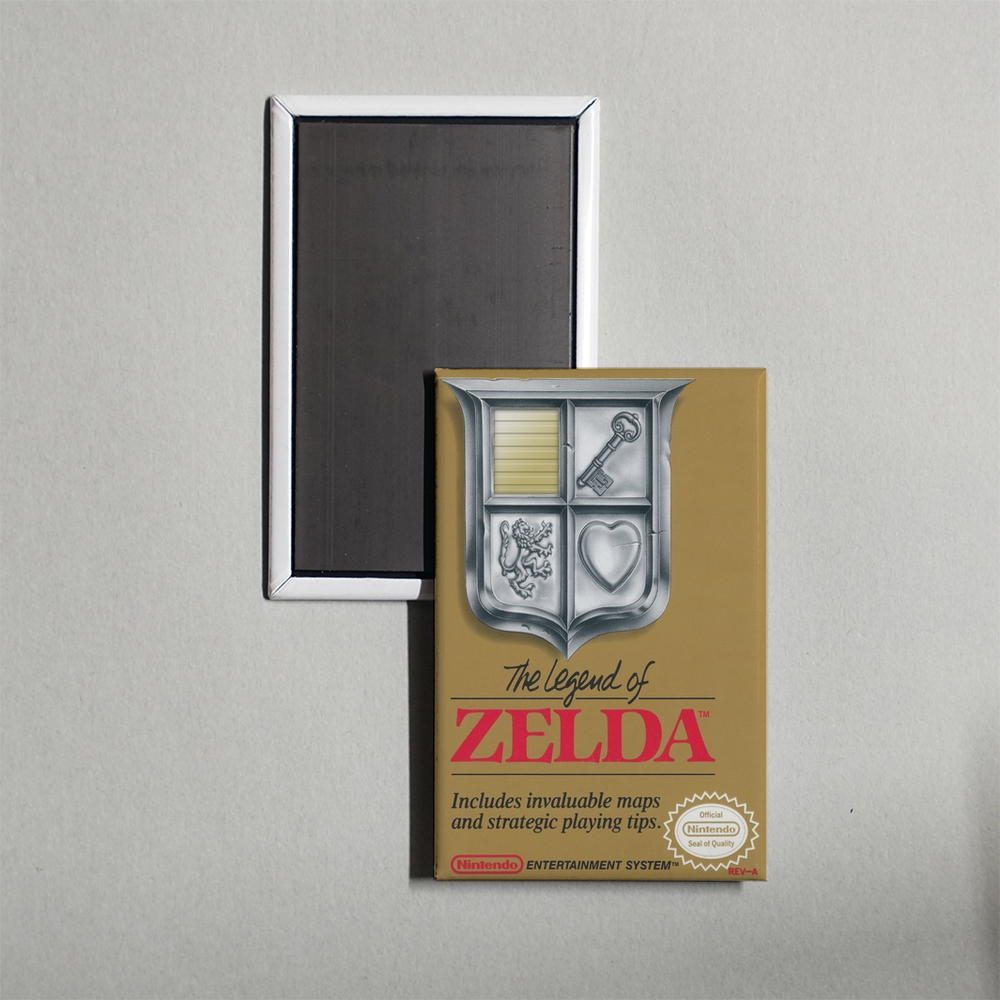 Nintendo NES The Legend of Zelda Mini Video Game Fridge Magnet