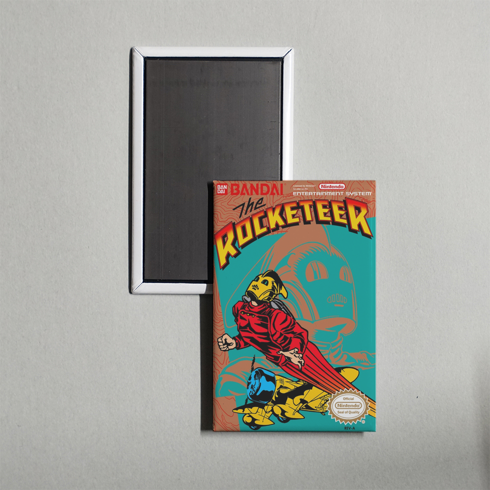 Nintendo NES The Rocketeer Mini Video Game Fridge Magnet
