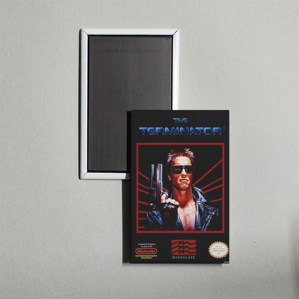 Nintendo NES The Terminator Mini Video Game Fridge Magnet
