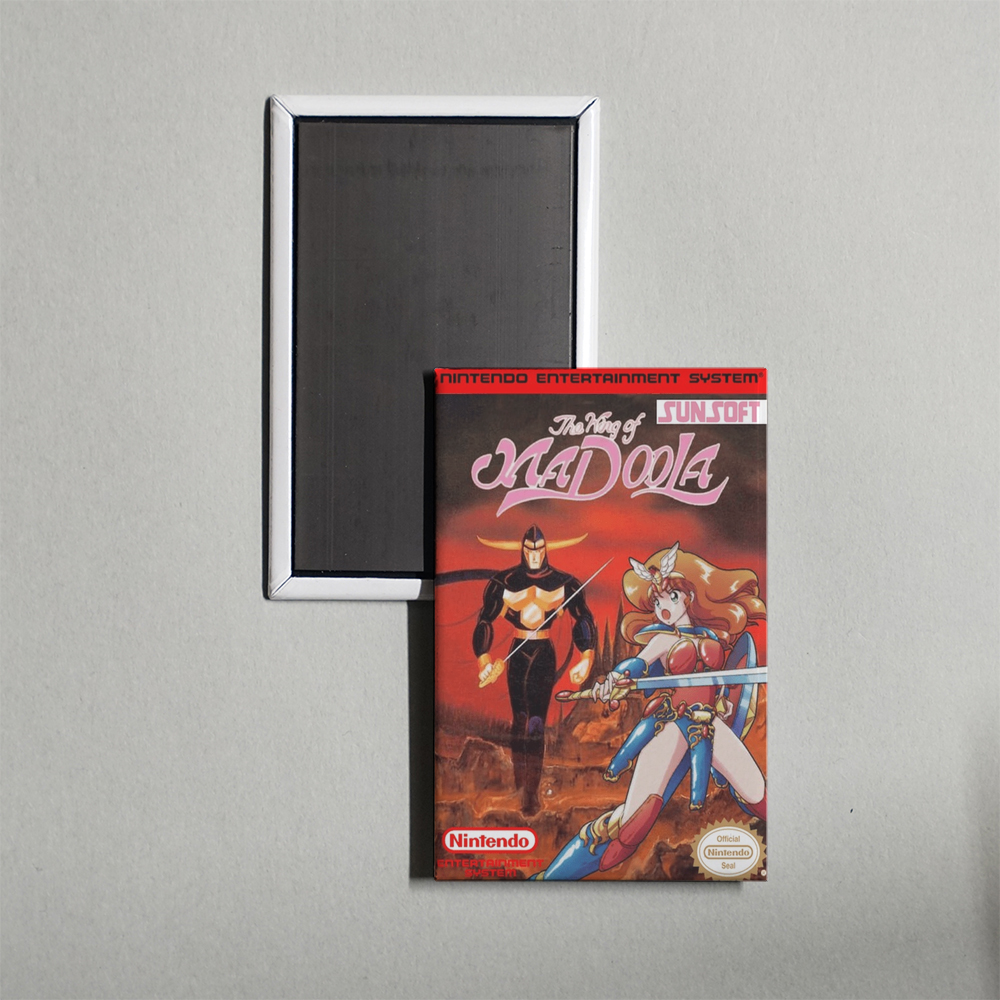 Nintendo NES The Wing of Madoola Mini Video Game Fridge Magnet