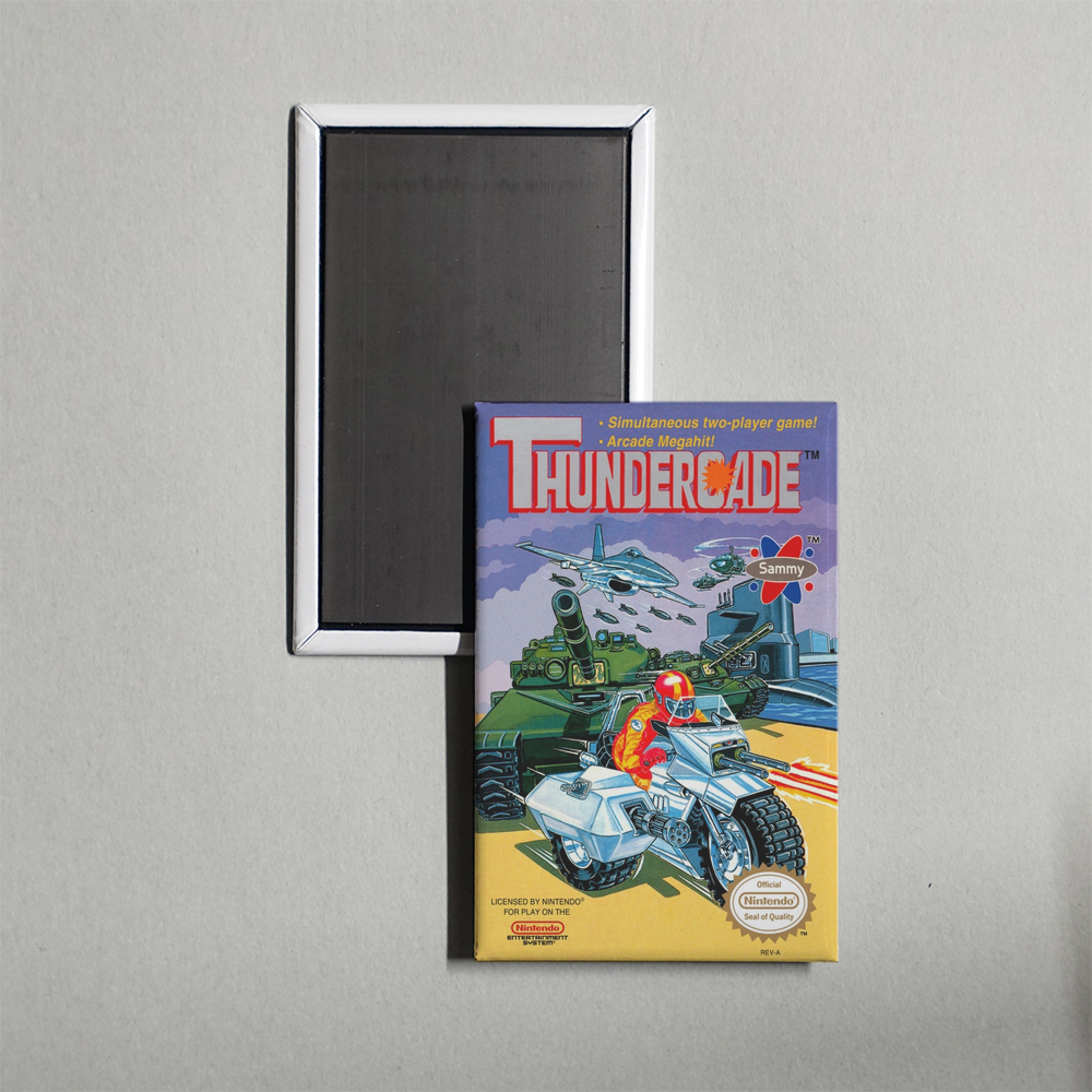 Nintendo NES Thundercade Mini Video Game Fridge Magnet