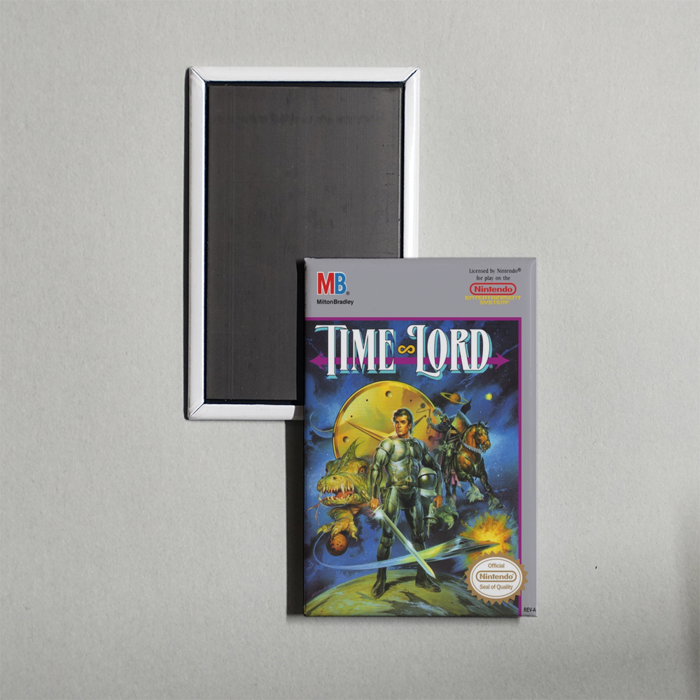 Nintendo NES Time Lord Mini Video Game Fridge Magnet
