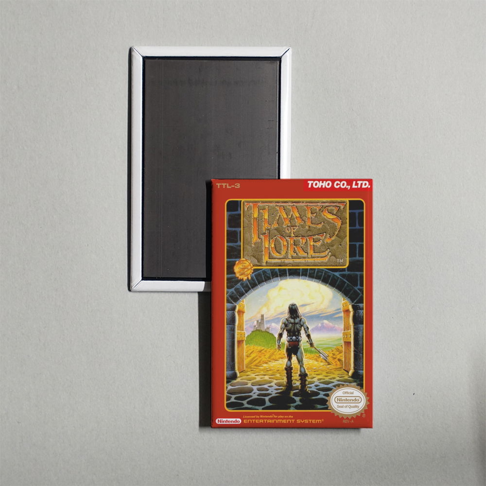 Nintendo NES Times of Lore Mini Video Game Fridge Magnet