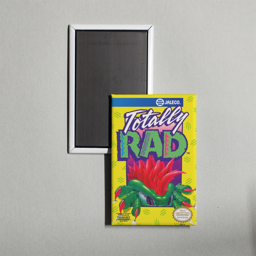 Nintendo NES Totally Rad Mini Video Game Fridge Magnet
