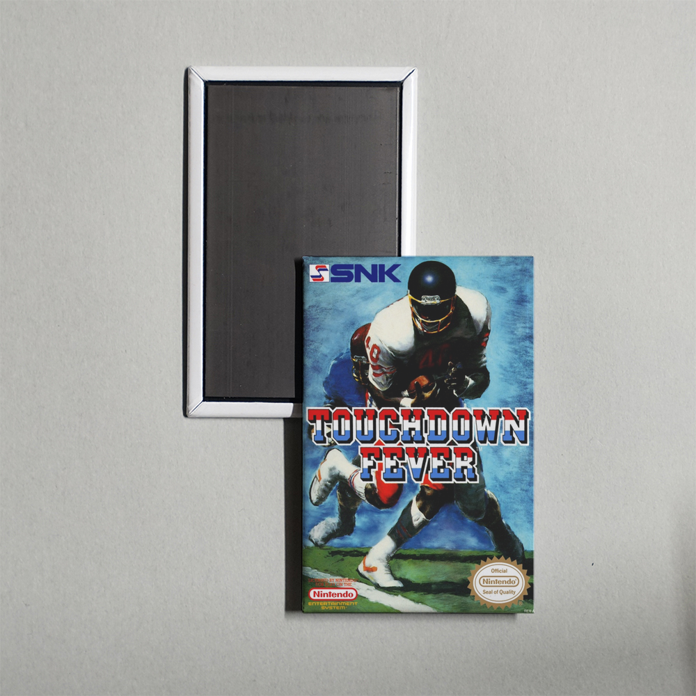 Nintendo NES Touchdown Fever Mini Video Game Fridge Magnet