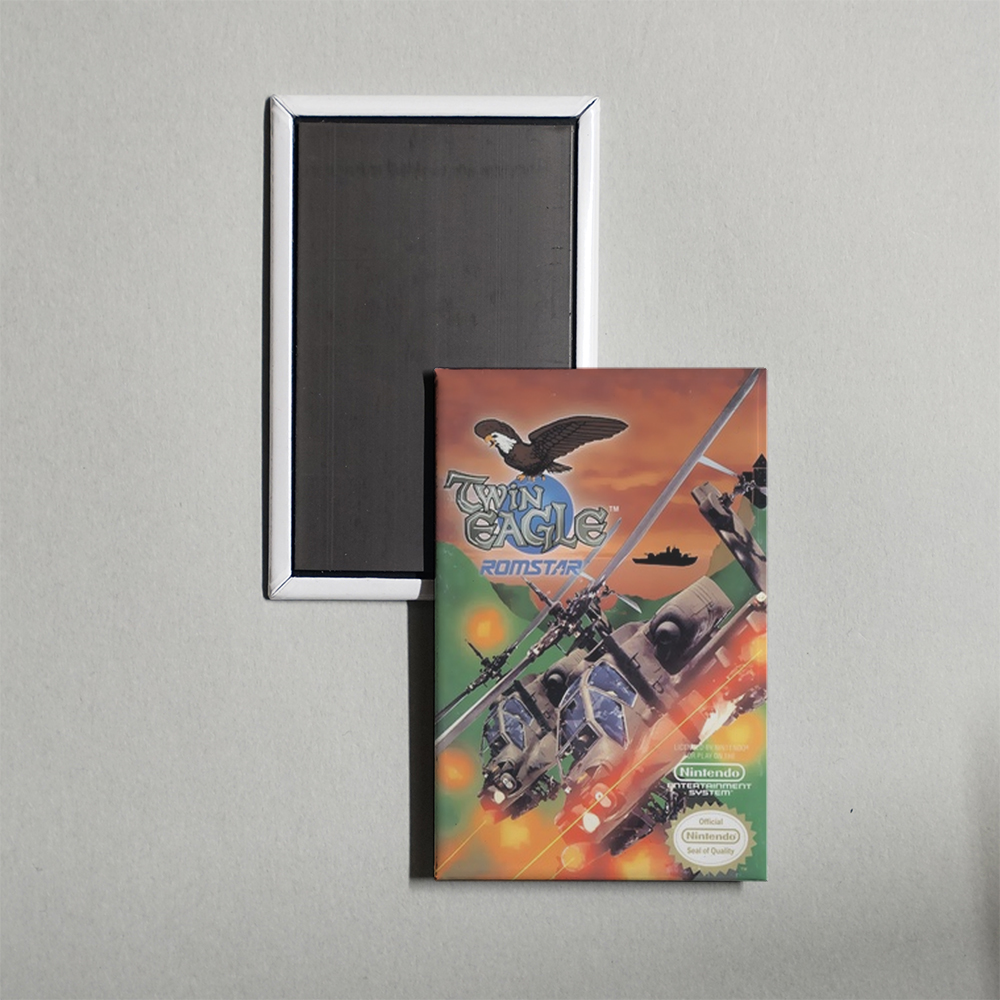 Nintendo NES Twin Eagle Mini Video Game Fridge Magnet