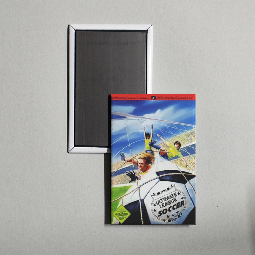 Nintendo NES Ultimate League Soccer Mini Video Game Fridge Magnet