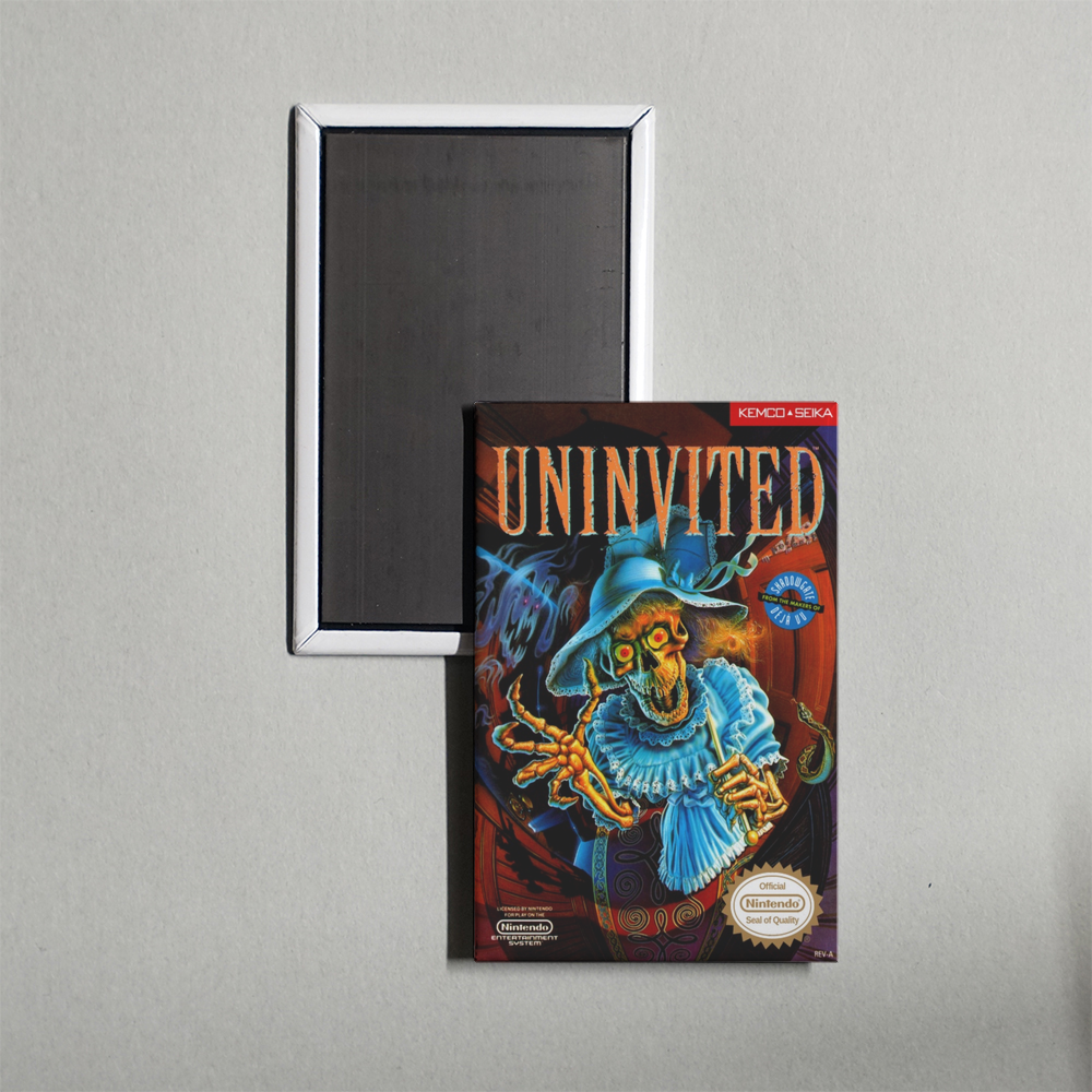 Nintendo NES Uninvited Mini Video Game Fridge Magnet
