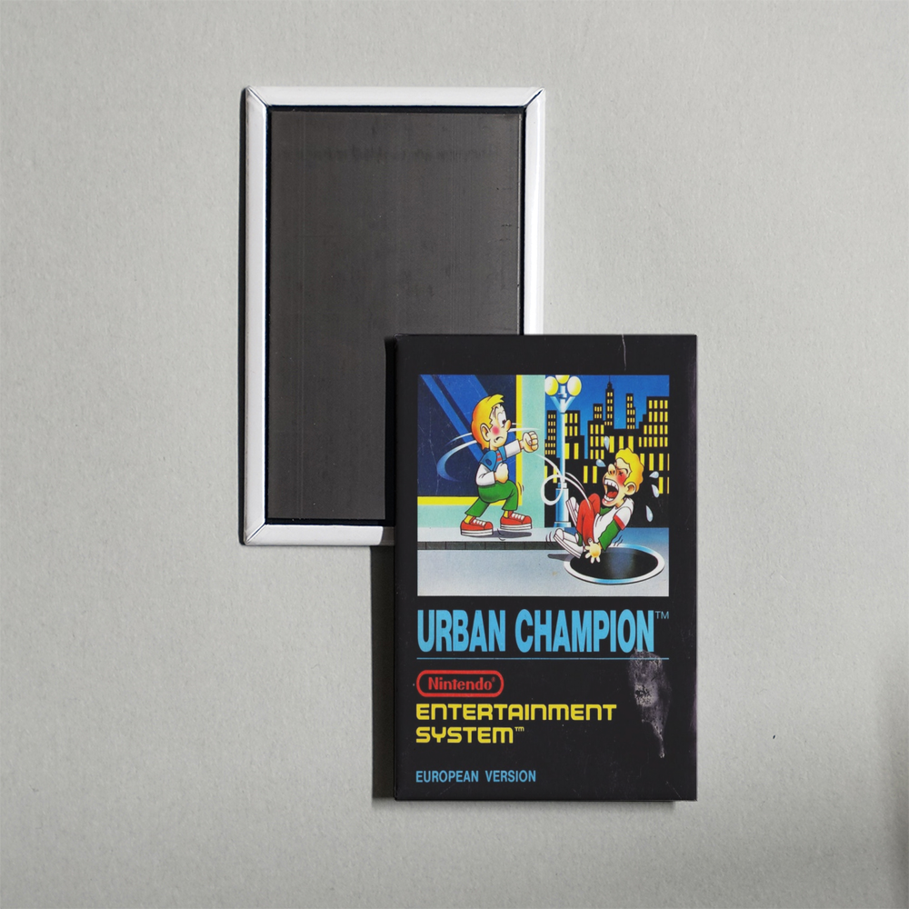 Nintendo NES Urban Champion Mini Video Game Fridge Magnet