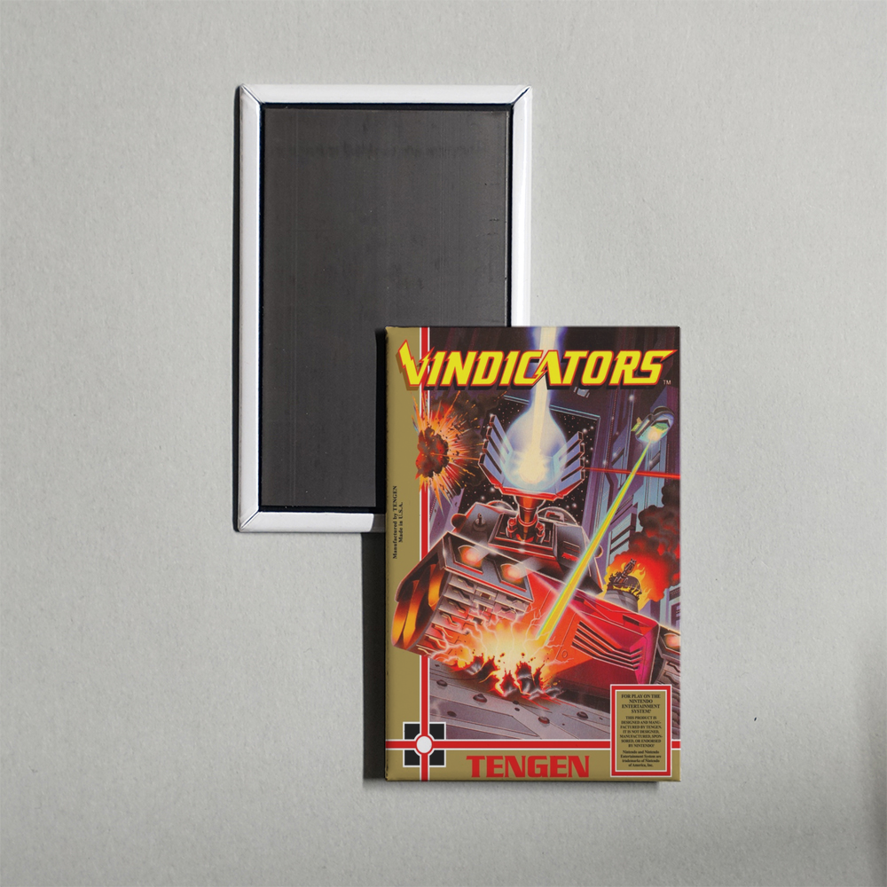 Nintendo NES Vindicators Mini Video Game Fridge Magnet