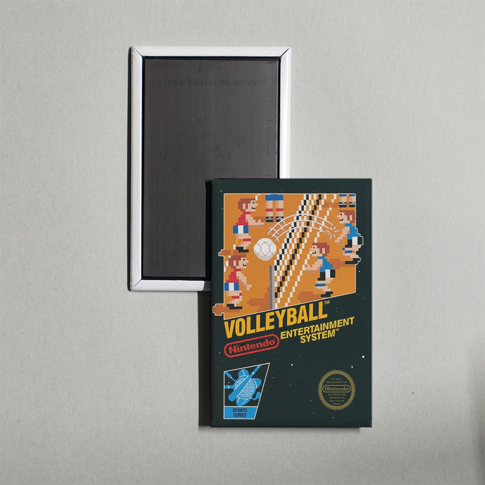 Nintendo NES Volleyball Mini Video Game Fridge Magnet