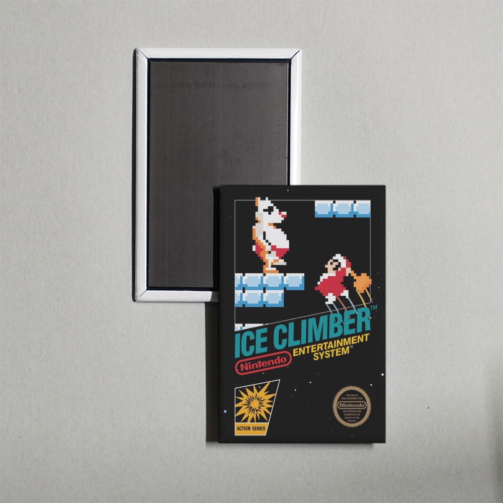 Nintendo NES Vs. Ice Climber Mini Video Game Fridge Magnet