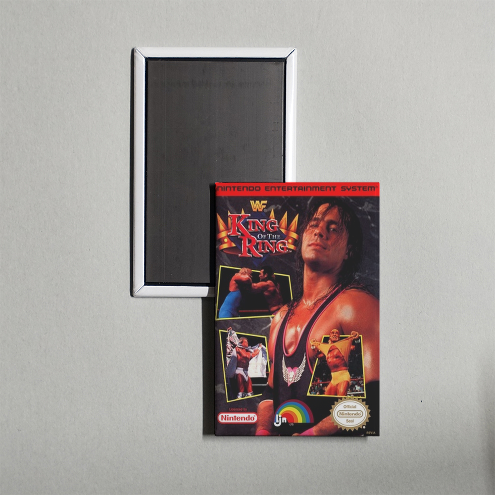 Nintendo NES WWF King of the Ring Mini Video Game Fridge Magnet
