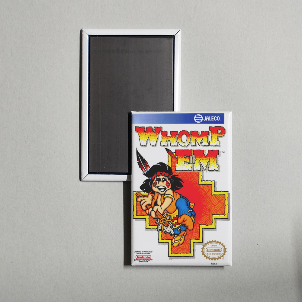 Nintendo NES Whomp 'Em Mini Video Game Fridge Magnet
