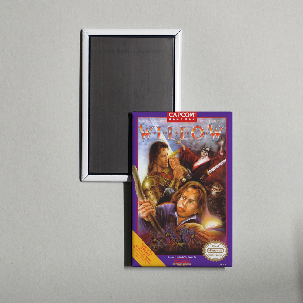 Nintendo NES Willow Mini Video Game Fridge Magnet
