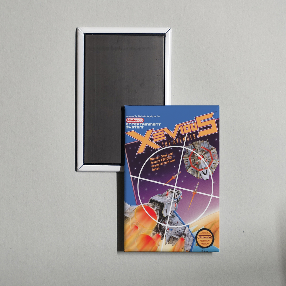 Nintendo NES Xevious - The Avenger Mini Video Game Fridge Magnet