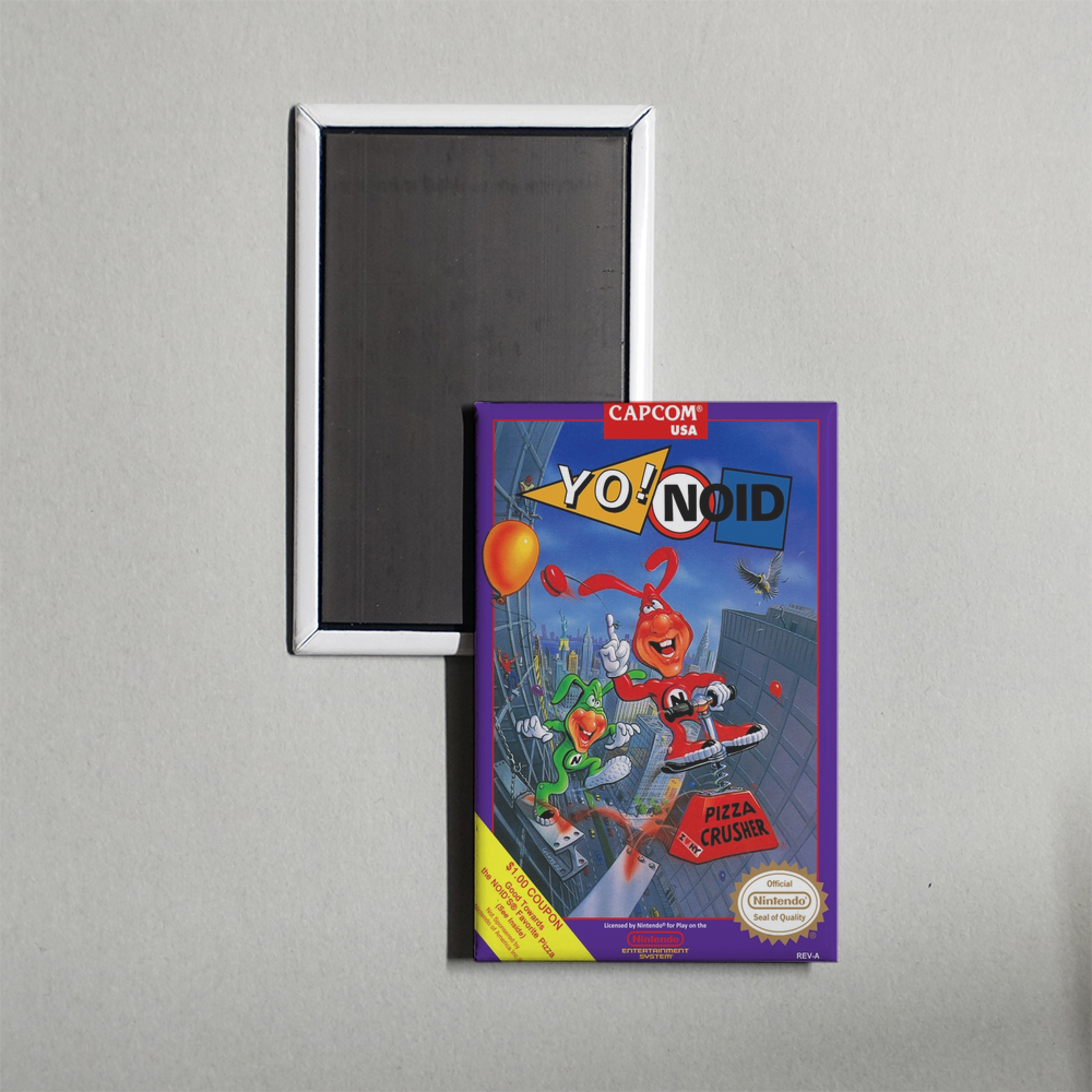 Nintendo NES Yo! Noid Mini Video Game Fridge Magnet