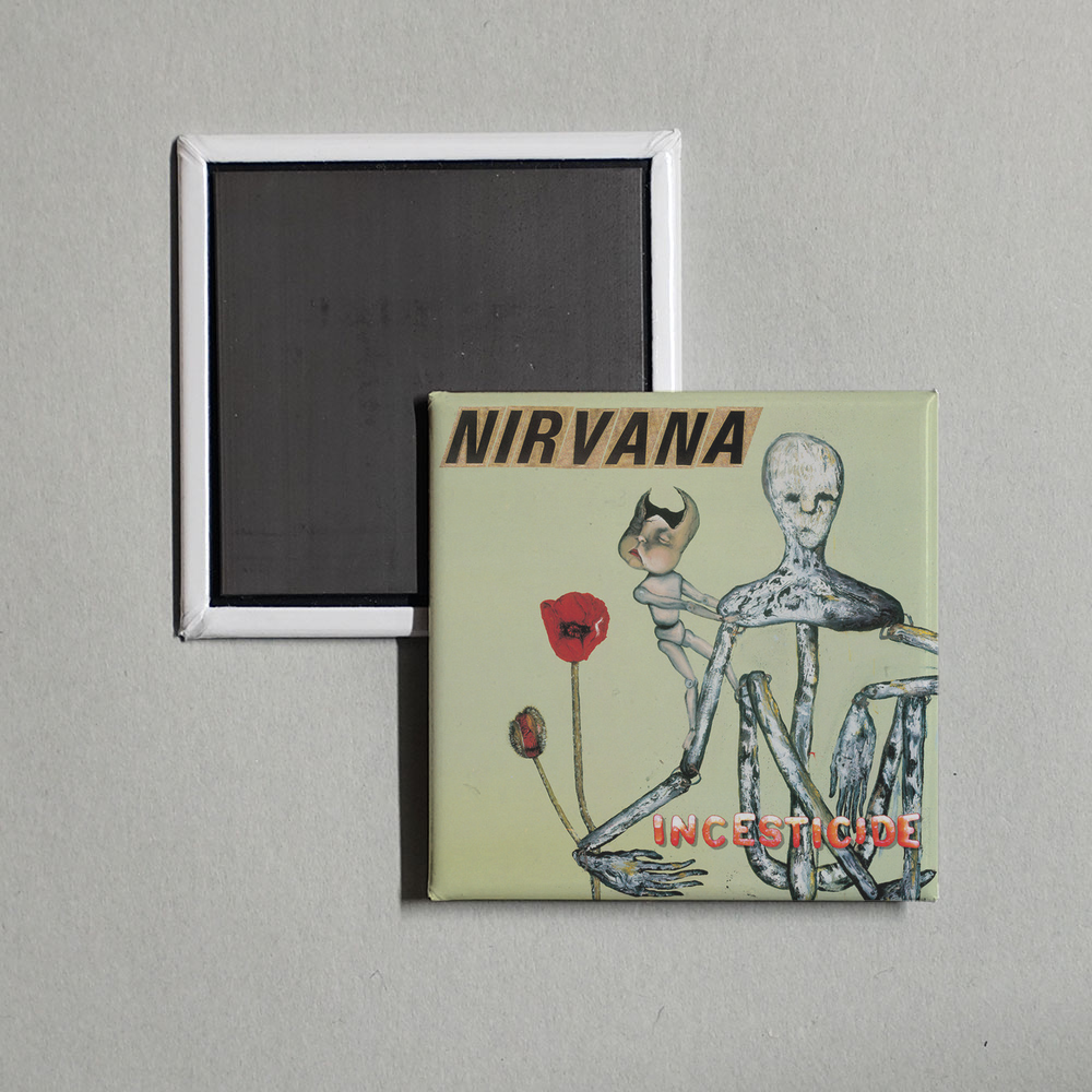 Nirvana - Incesticide Album Cover Fridge Magnet