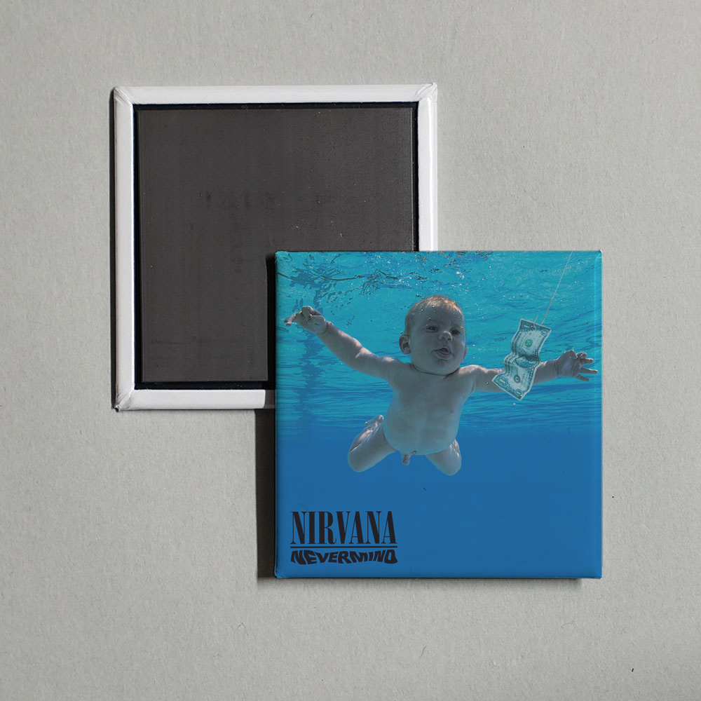 Nirvana - Nevermind (Remastered) Album Cover Fridge Magnet