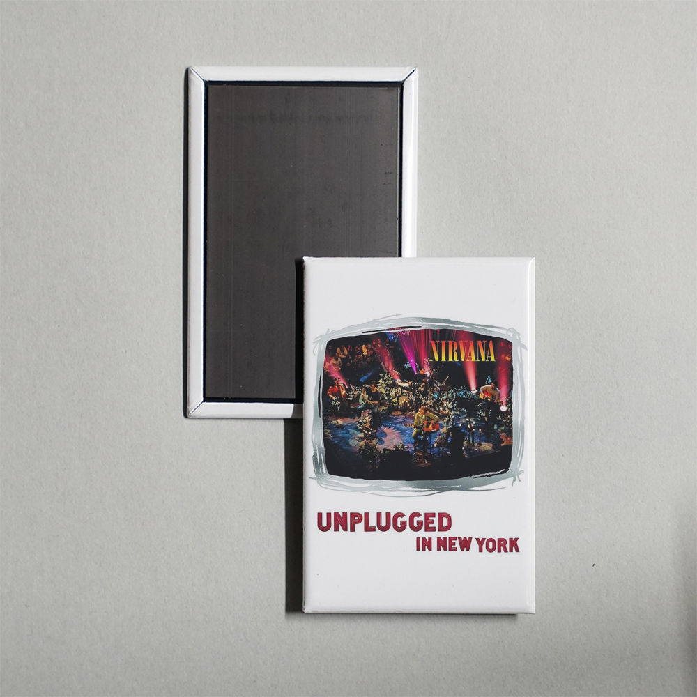 Nirvana Unplugged In New York Mini Movie Fridge Magnet