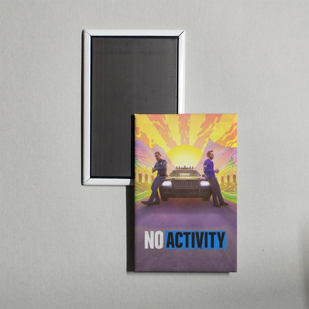 No Activity TV Show Fridge Magnet