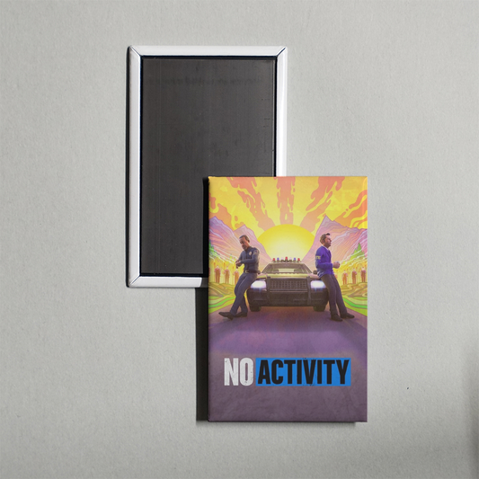 No Activity TV Show Fridge Magnet